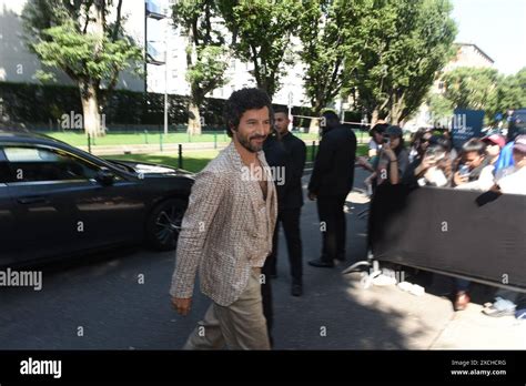 Francesco Scianna arrives at Dolce & Gabbana fashion show as 